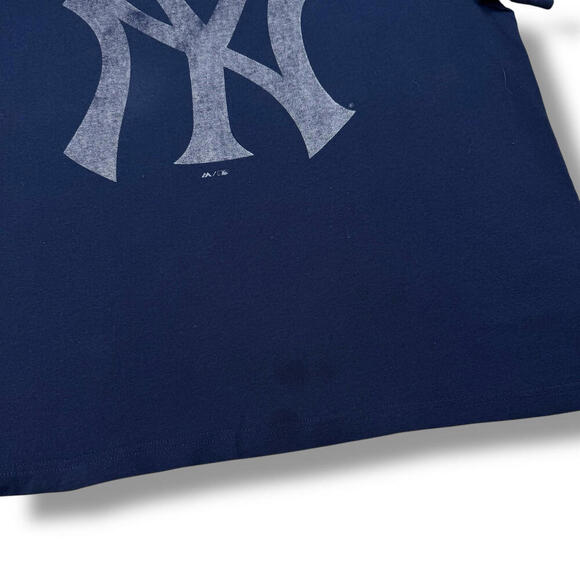 MLB New York Yankees T-Shirt Navy Blue XXL Official Genuine Merchandise Big Logo - Picture 5 of 7